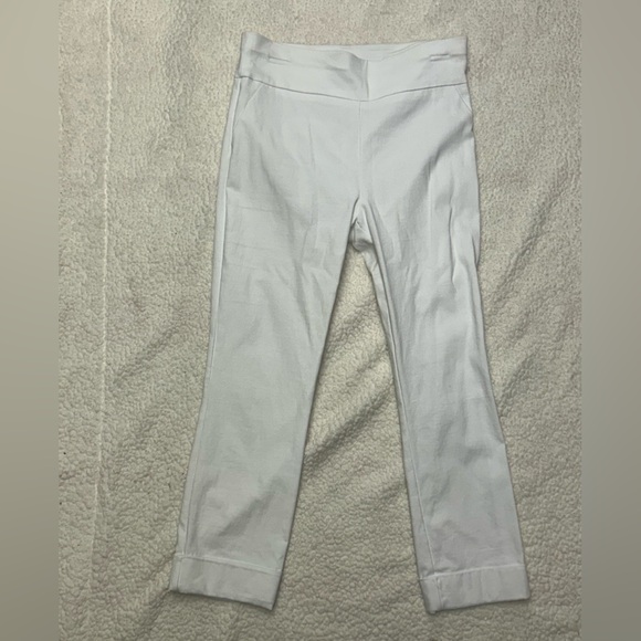 New York & Company White Pull on Pant Size M - Picture 3 of 6